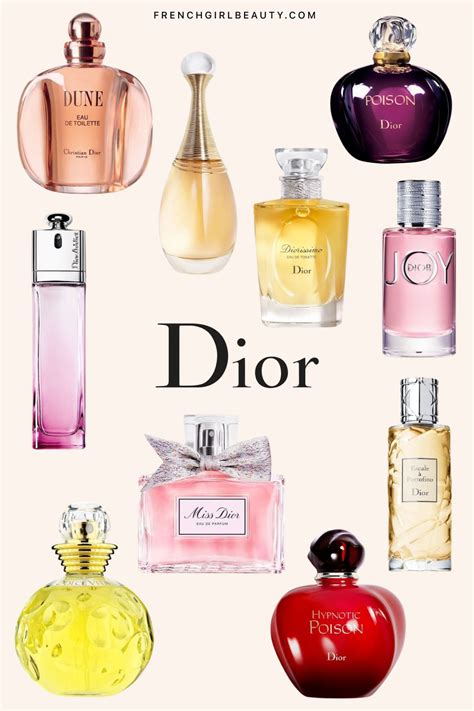 best christian dior fragrances|christian dior perfume collection.